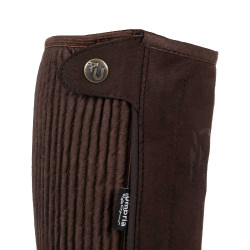 Mini-Chaps en Tissu Synthétique Amara Umbria Equitazione Marron foncé Mini-Chaps en Tissu Synthétique Amara Umbria Equitazione Marron foncé