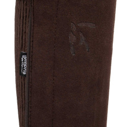 Mini-Chaps en Tissu Synthétique Amara Umbria Equitazione Marron foncé Mini-Chaps en Tissu Synthétique Amara Umbria Equitazione Marron foncé