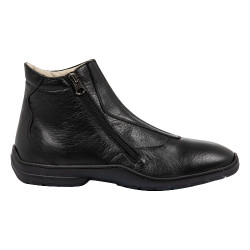 Bottines en Cuir de Buffle Canova Franceschini Noir