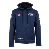 Veste à Capuche Unisexe Multilogo Pool's Marine Bleu marine Veste à Capuche Unisexe Multilogo Pool's Marine Bleu marine