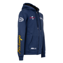 Veste à Capuche Unisexe Multilogo Pool's Marine Bleu marine