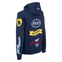 Veste à Capuche Unisexe Multilogo Pool's Marine Bleu marine