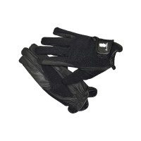 Gants en Cuir Élastique Superior Umbria Equitazione Noir Gants en Cuir Élastique Superior Umbria Equitazione Noir
