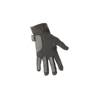Gants en Lycra avec Renforts en Cuir Umbria Equitazione Noir