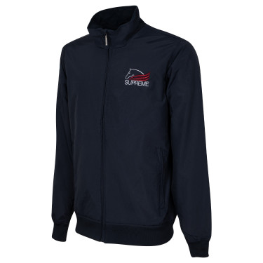Uniseks Bombertechniek met Supreme Fleecevoering Marine Marineblauw
