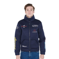 Veste Unisexe Multilogo sans Capuche Pool's Marine Bleu marine