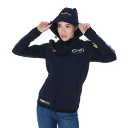 Softshell Unisex Multilogo Pool's Marine Marineblauw