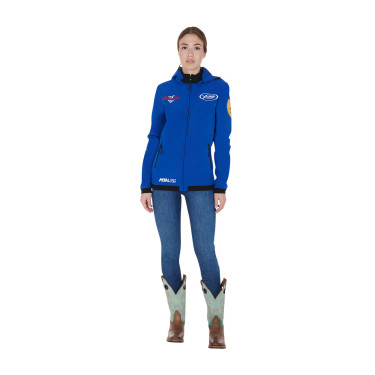 Softshell Unisexe Multilogo Pool's Bleu royal
