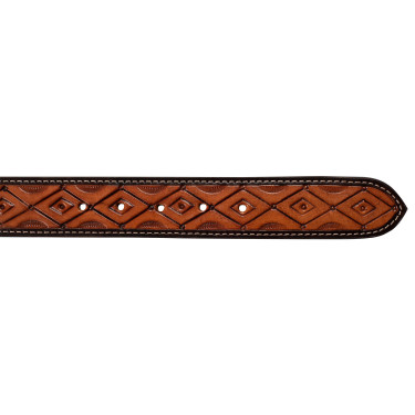 Ceinture Western Perlée avec Boucle en Laiton Pool's Ceinture Western Perlée avec Boucle en Laiton Pool's