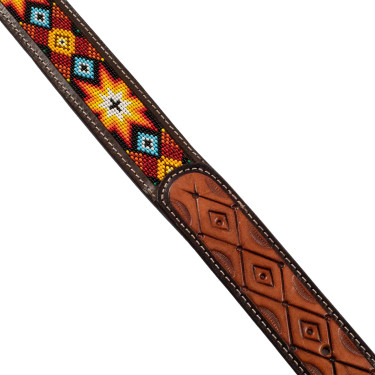 Ceinture Western Perlée avec Boucle en Laiton Pool's Ceinture Western Perlée avec Boucle en Laiton Pool's