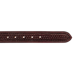 Ceinture Western Gravée avec Boucle en Cuivre et Zinc Pool's Marron foncé Ceinture Western Gravée avec Boucle en Cuivre et Zinc Pool's Marron foncé