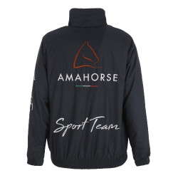 Bomber d'Hiver Amahors Sport Team avec Doublure Polaire Umbria Equitazione Marine Bleu marine
