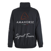Winter Bomber Amahors Sport Team met Fleecevoering Umbria Equitazione Marine Marineblauw