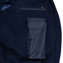 Winter Bomber Amahors Sport Team met Fleecevoering Umbria Equitazione Marine Marineblauw