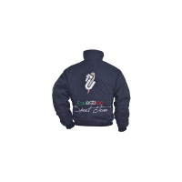 Bomber d'Hiver Umbria Sport Team avec Doublure Polaire Umbria Equitazione Marine Bleu marine