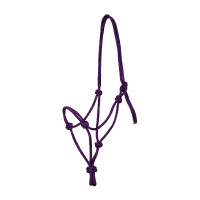 Halster Verstelbaar Gevlochten Touw Waves Design 8mm Pool's Violet / zwart