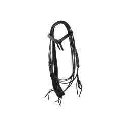 Western Hoofdstel met Knoop en Glad Leren Teugels Lakota Western Hoofdstel met Knoop en Glad Leren Teugels Lakota