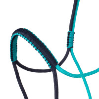 Licol Tressé avec Décorations Pool's Bleu sarcelle / marine