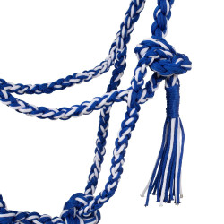 Licol en Nylon Tressé Pool's Royal / blanc Bleu Licol en Nylon Tressé Pool's Royal / blanc Bleu