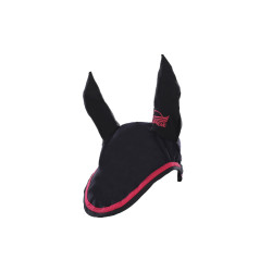 Bonnet Poney en Coton avec Passepoil Contrastant Supreme Marine / fuchsia