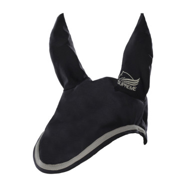 Bonnet Poney en Coton avec Passepoil Contrastant Supreme Marine / gris clair Bleu Bonnet Poney en Coton avec Passepoil Contrastant Supreme Marine / gris clair Bleu