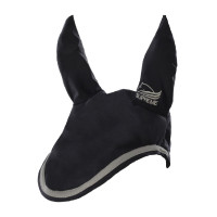 Katoenen Pony Muts met Contrasterende Paspel Supreme Bordeaux / zwart