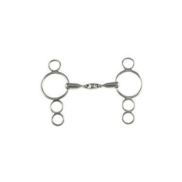 Mors double brisure 4 anneaux Umbria Equitazione