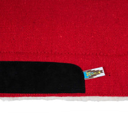 Tapis Western Basic Couleur Unie Lakota Rouge