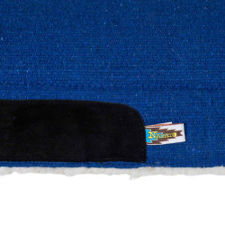 Tapis Western Basic Couleur Unie Lakota Bleu royal