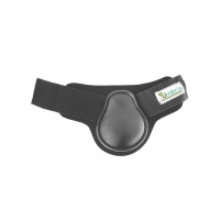 Neopreen Strijklappen met Rubberen Schelp Umbria Equitazione Zwart