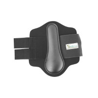 Neopreen Peesbeschermers met Rubber Shell Umbria Equitazione Zwart