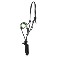 Halster met Gevlochten Touw op de Neus Pool's Zwart / citroen