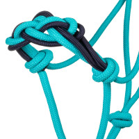 Licol avec Corde Tressée sur le Nez Pool's Bleu sarcelle / marine