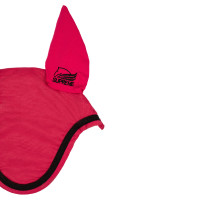 Bonnet Anti-Mouches en Coton Supreme Fuchsia / noir Rose