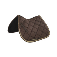 Tapis de Selle Matelassé Jumping Supreme Marron / beige Tapis de Selle Matelassé Jumping Supreme Marron / beige