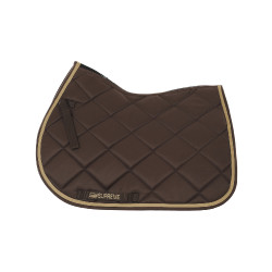 Tapis de Selle Matelassé Jumping Supreme Marron / beige Tapis de Selle Matelassé Jumping Supreme Marron / beige
