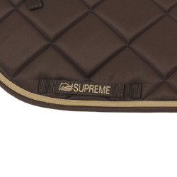 Tapis de Selle Matelassé Jumping Supreme Marron / beige Tapis de Selle Matelassé Jumping Supreme Marron / beige