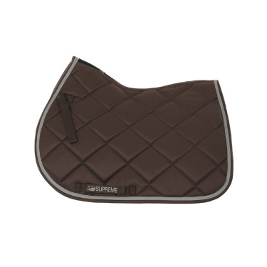 Tapis de Selle Matelassé Jumping Supreme Marron / gris clair