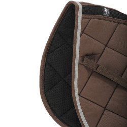 Gewatteerd Zadeldek Jumping Supreme Bruin / lichtgrijs