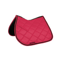 Tapis de Selle Matelassé Jumping Supreme Fuchsia / noir Rose Tapis de Selle Matelassé Jumping Supreme Fuchsia / noir Rose