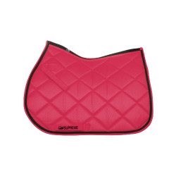 Tapis de Selle Matelassé Jumping Supreme Fuchsia / noir Rose Tapis de Selle Matelassé Jumping Supreme Fuchsia / noir Rose