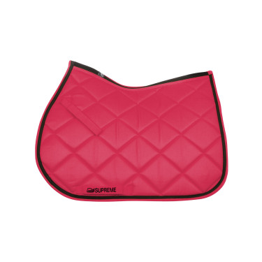 Tapis de Selle Matelassé Jumping Supreme Fuchsia / noir Rose Tapis de Selle Matelassé Jumping Supreme Fuchsia / noir Rose
