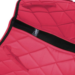 Tapis de Selle Matelassé Jumping Supreme Fuchsia / noir Rose Tapis de Selle Matelassé Jumping Supreme Fuchsia / noir Rose