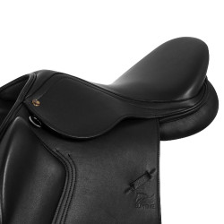 Selle Supreme Sydney Jumping en Cuir Doublé Supreme Noir