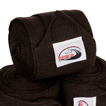 Rustbandages per 4 Umbria Equitazione Donkerbruin