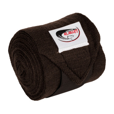 Rustbandages per 4 Umbria Equitazione Donkerbruin
