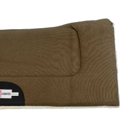 Tapis de Selle Western en Canvas Lakota SB650 Lakota Tan Gris
