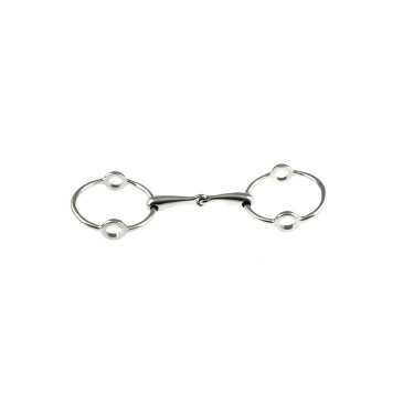 Mors Gag à Anneaux Grands en Inox Umbria Equitazione Mors Gag à Anneaux Grands en Inox Umbria Equitazione