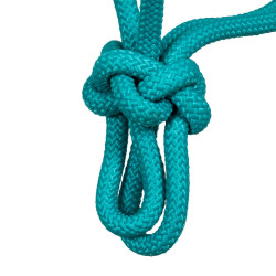 Licol Corde Nouée avec Décorations Navajo Pool's Turquoise Bleu