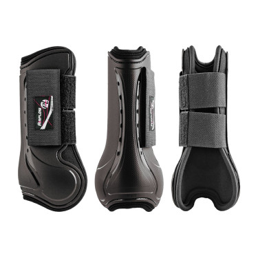 Neopreen Perforatie Airflow Gamaschen met Pro-Tech Kunststof Versteviging Donkerbruin Neopreen Perforatie Airflow Gamaschen met Pro-Tech Kunststof Versteviging Donkerbruin